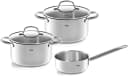 Fissler Topf-Set San Francisco Edelstahl 18/10 3-tlg. Silber Bild 2