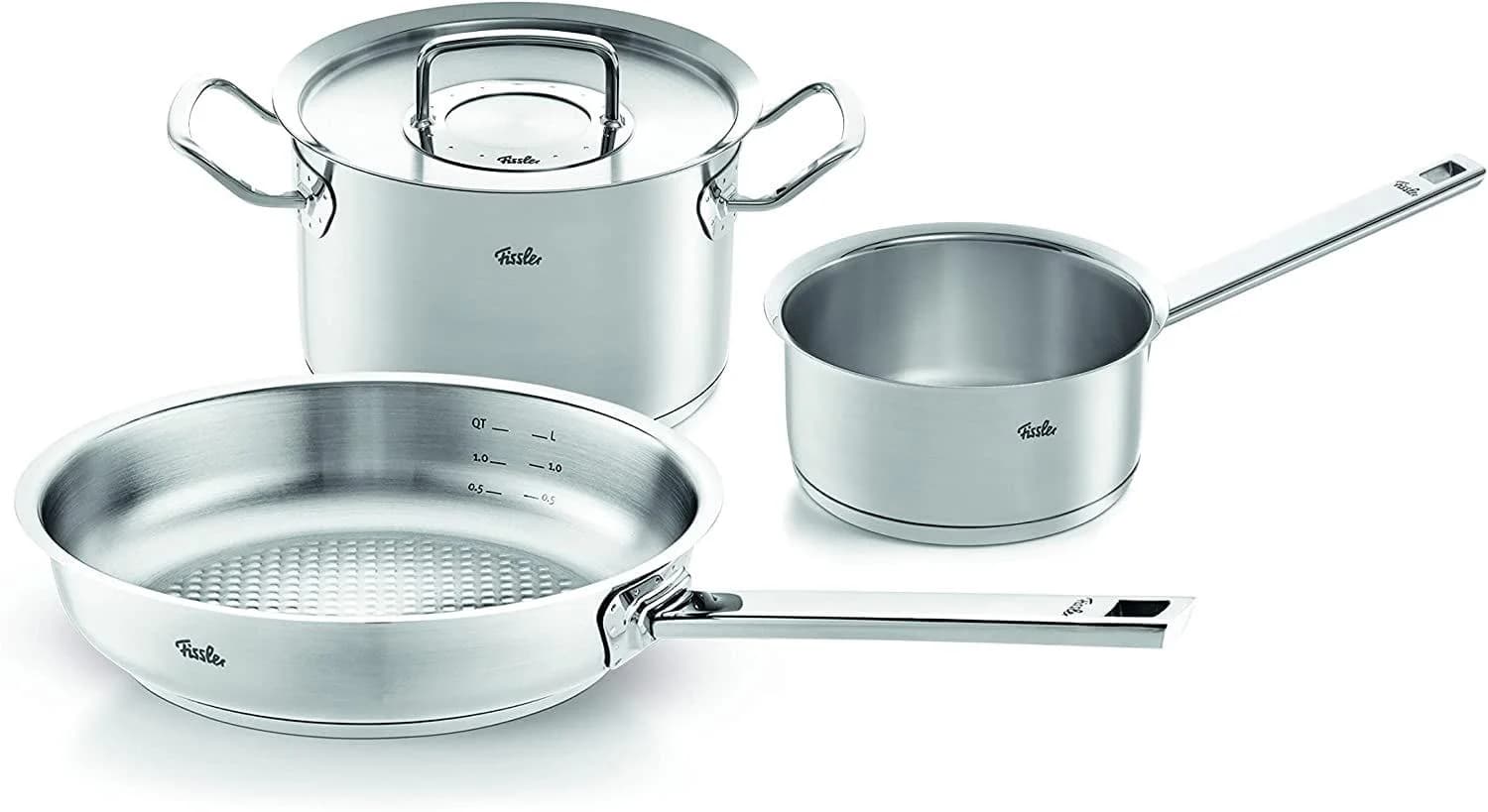 Fissler Original-Profi Collection Edelstahl-Topfset Silber