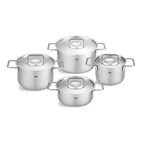 Fissler Pure Collection Topf-Set Edelstahl 18/10 Silber