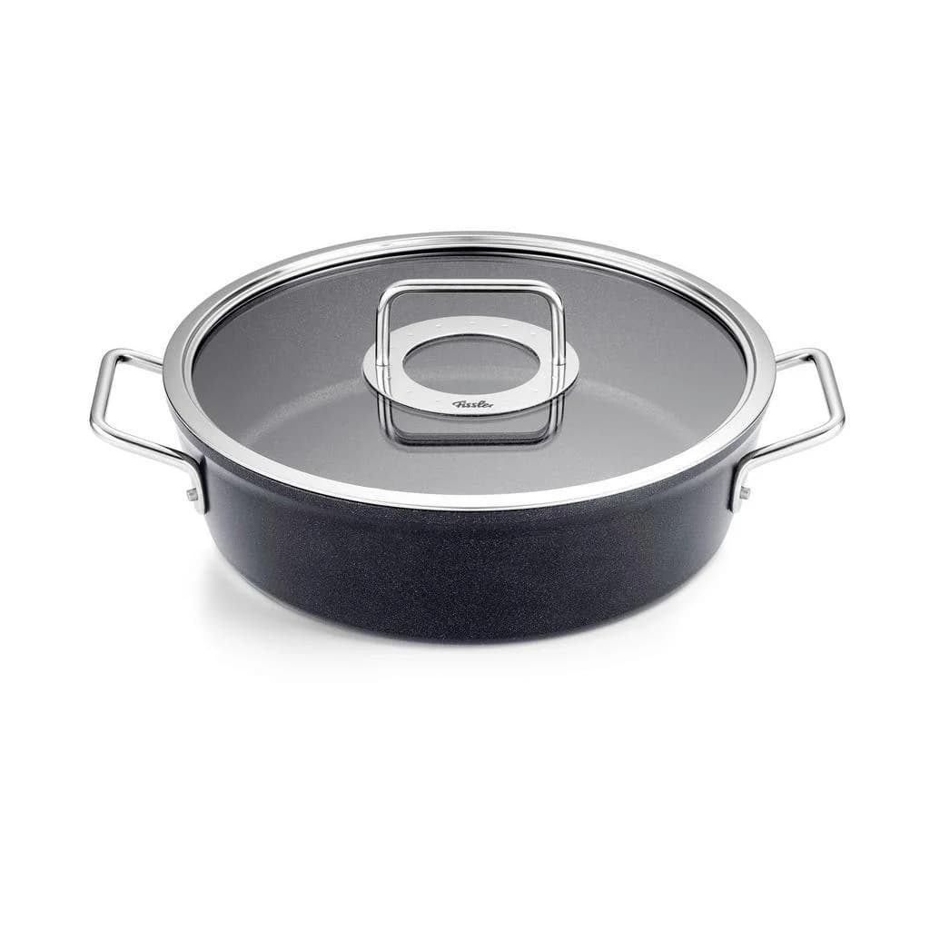 Fissler Bratentopf Adamant Schwarz Metall 4,3 L Backofengeeignet Kratzfest