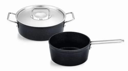 Fissler Topf-Set Adamant Schwarz Kratzfest