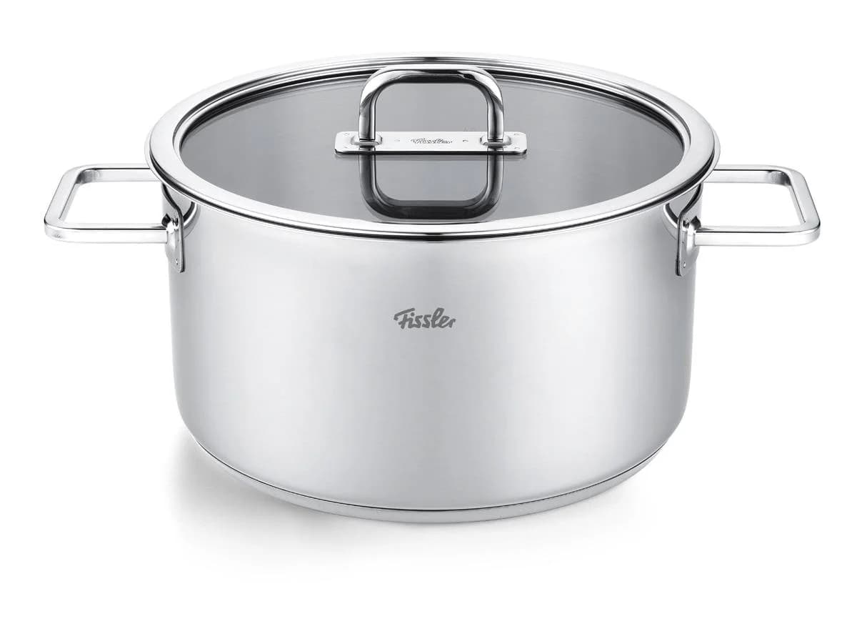 Fissler Kochtopf Viseo Pro Silberfarben 24cm Superthermic Boden