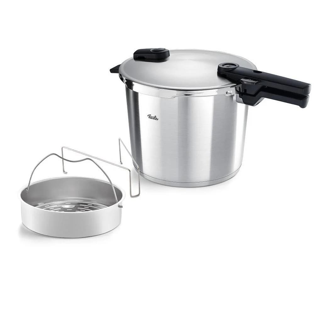 Fissler Vitaquick Premium Schnellkochtopf Silber Edelstahl 10L