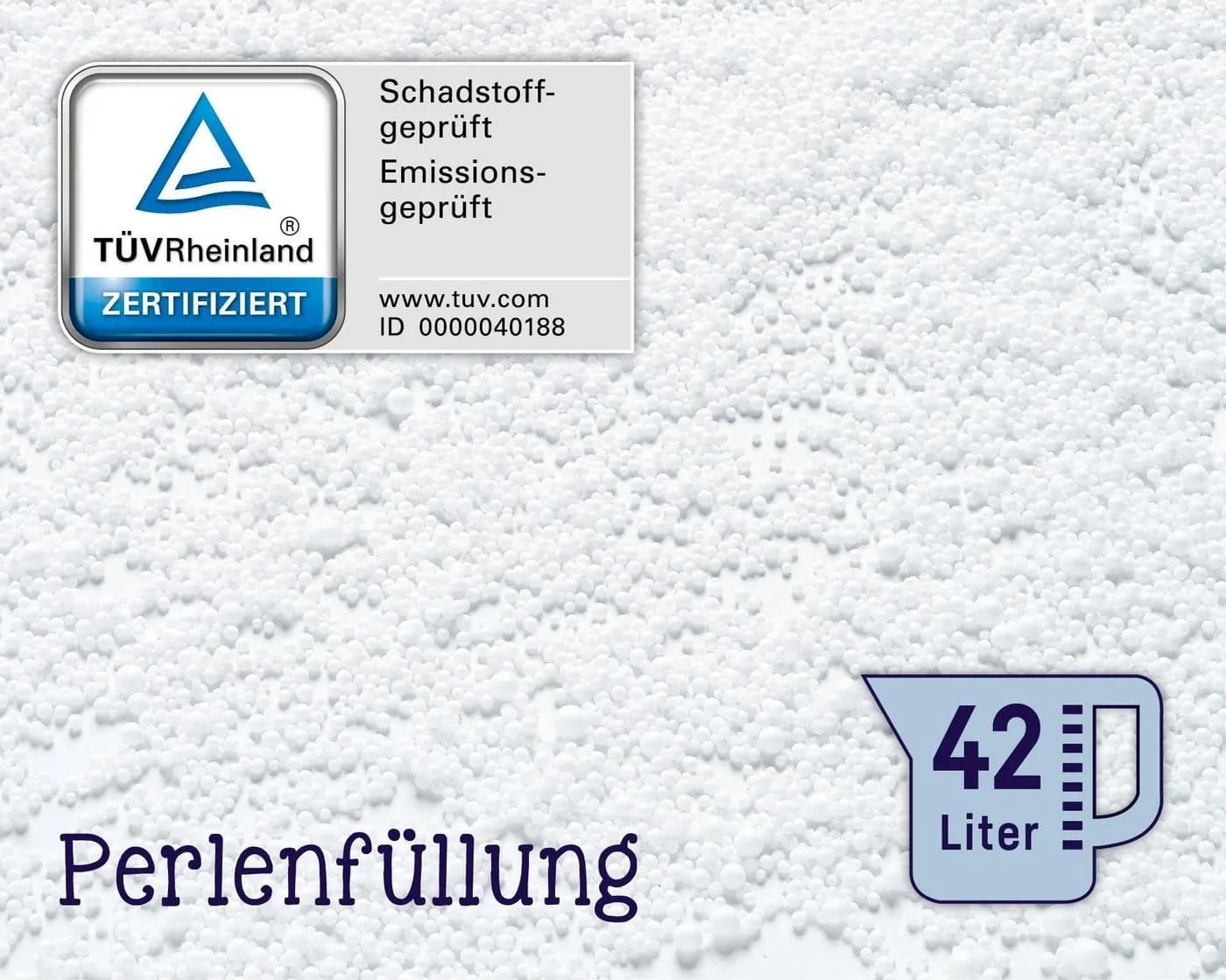 Julius Zöllner Stillkissen Grau Baumwolle Wärmespeichernd Made in Germany - Bild 4