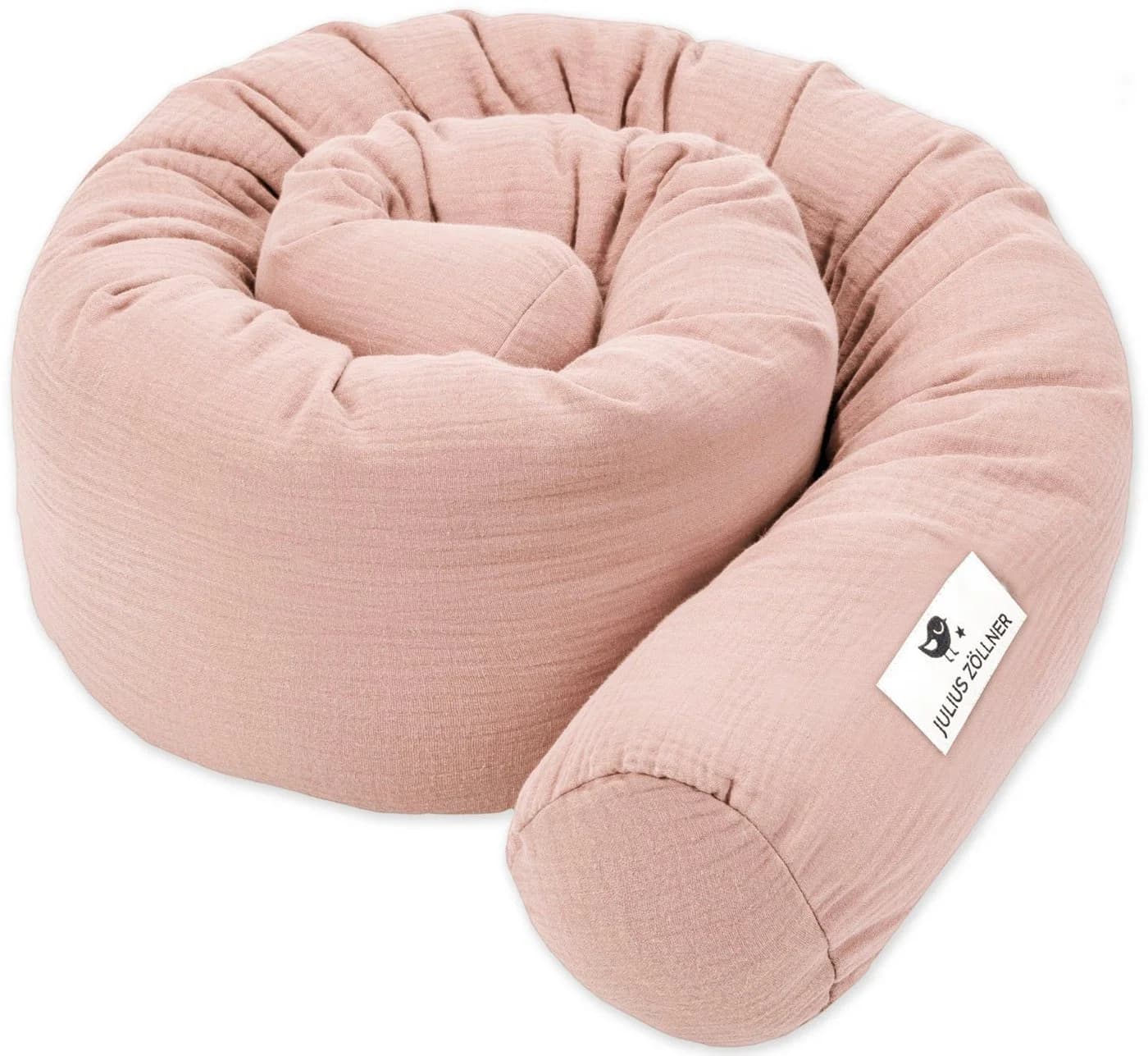 Julius Zöllner Nestchenschlange Musselin dustyrose Made in Germany - Bild 2