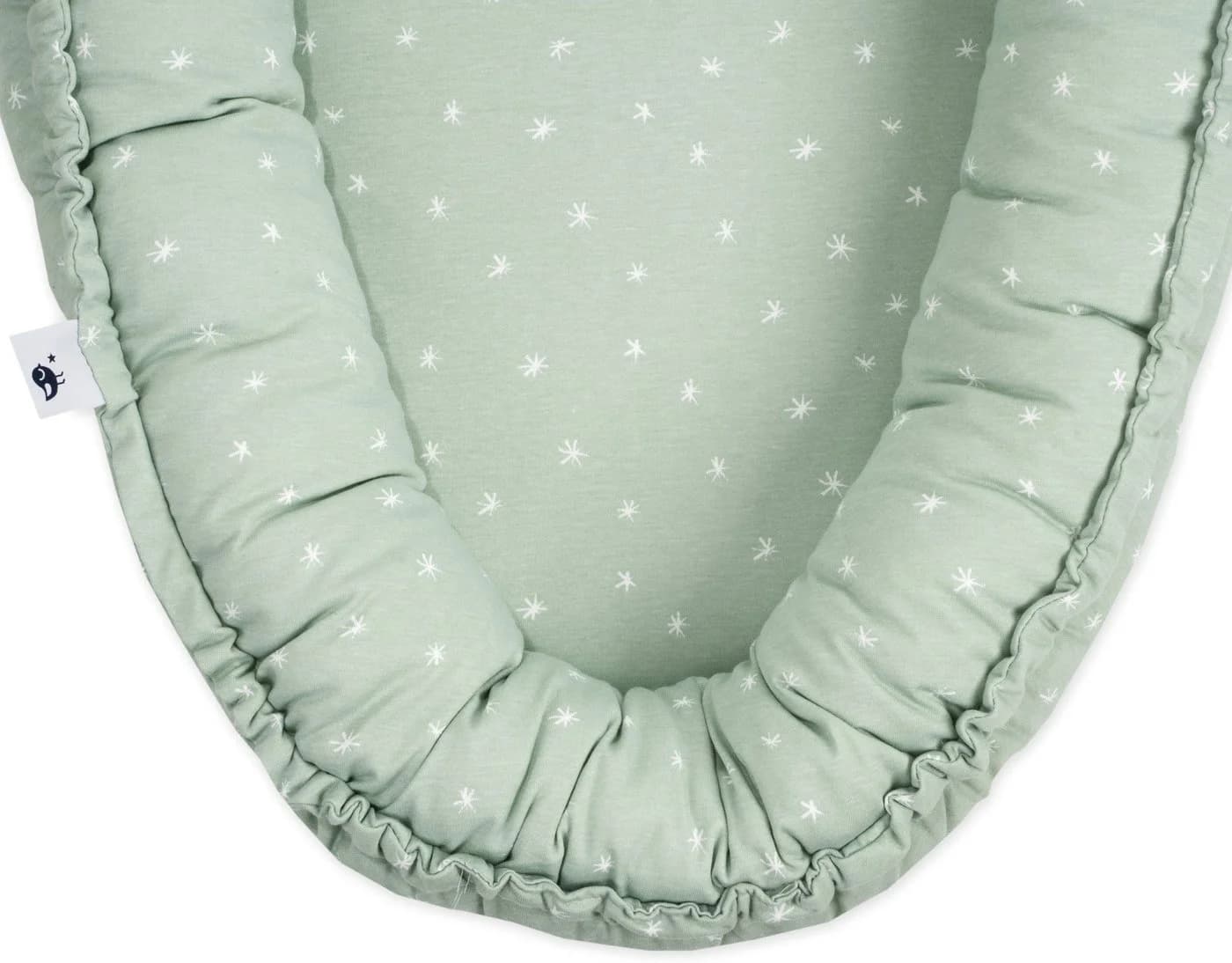 Julius Zöllner Kuschelnest NIDO Stary Grün 100% Baumwolle Made in Germany