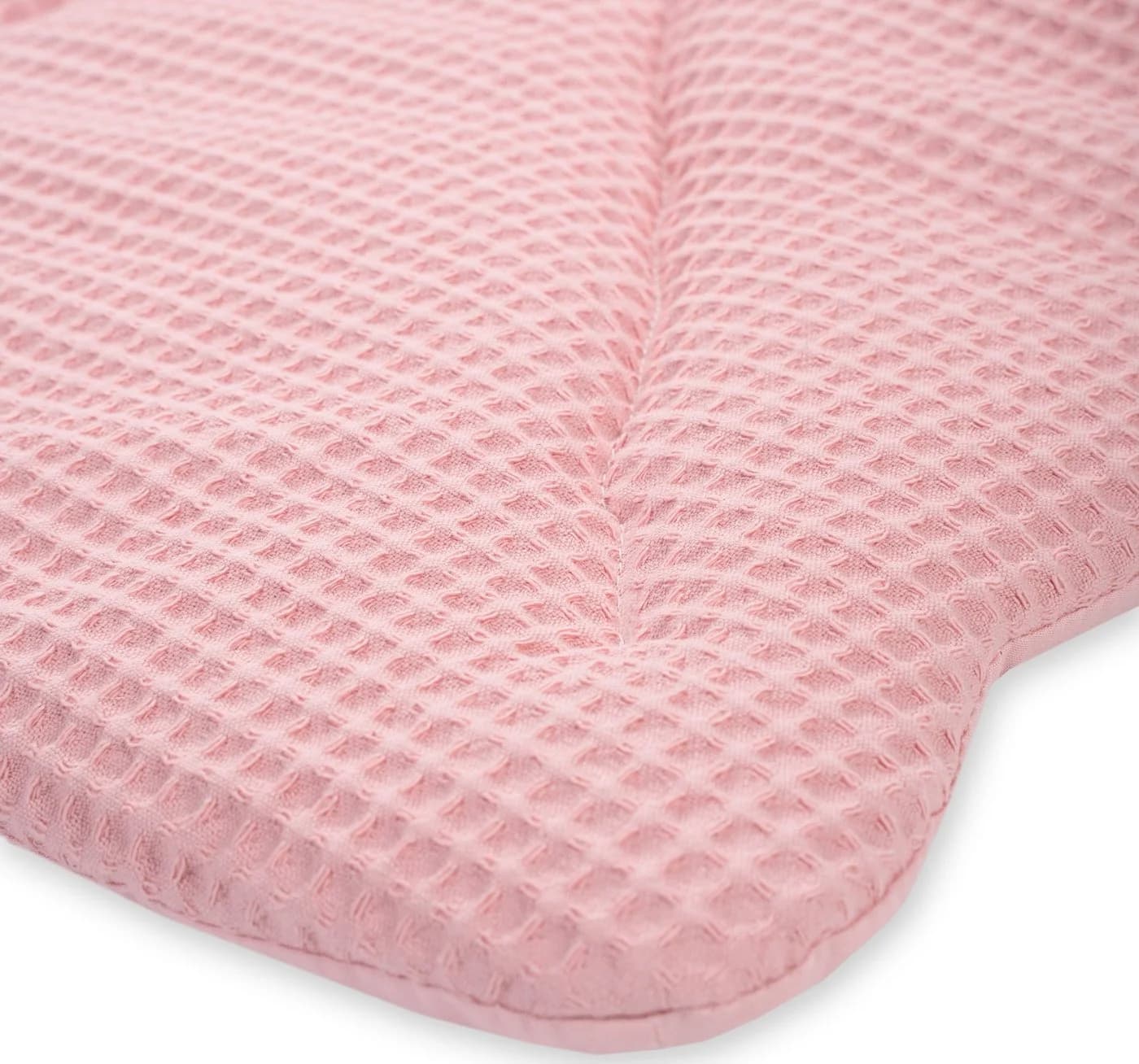 Julius Zöllner Krabbeldecke Blatt Waffelpiqué Rosa - Bild 3