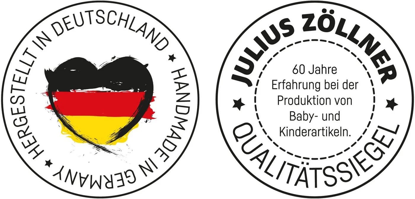 Julius Zöllner Wickelauflage 2-Keil mit Schlummerbande Weiß - Bild 3