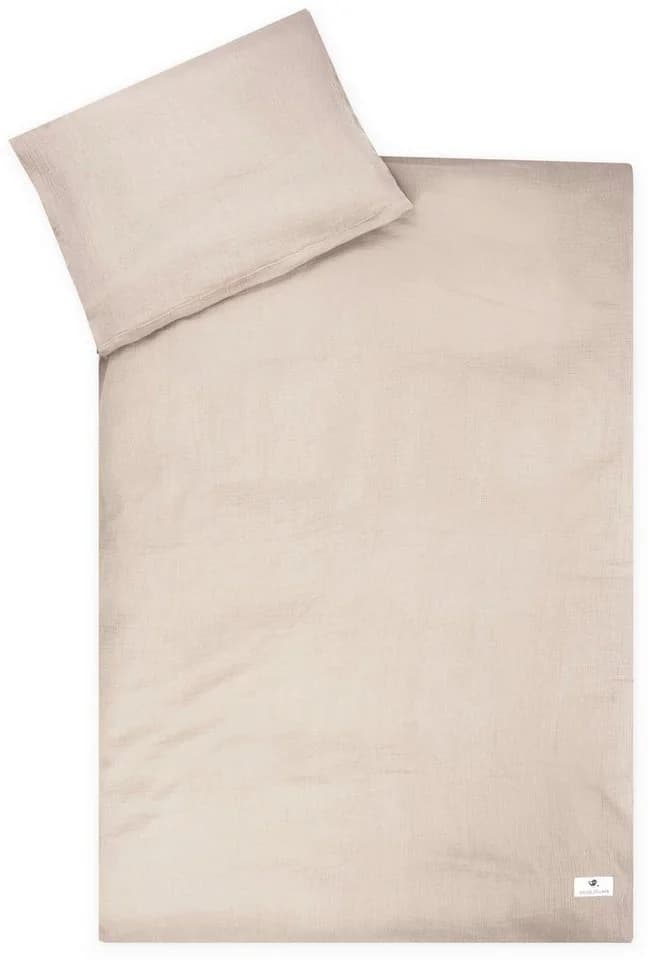 Julius Zöllner Kinderbettwäsche Musselin Beige 100x135cm - Bild 2