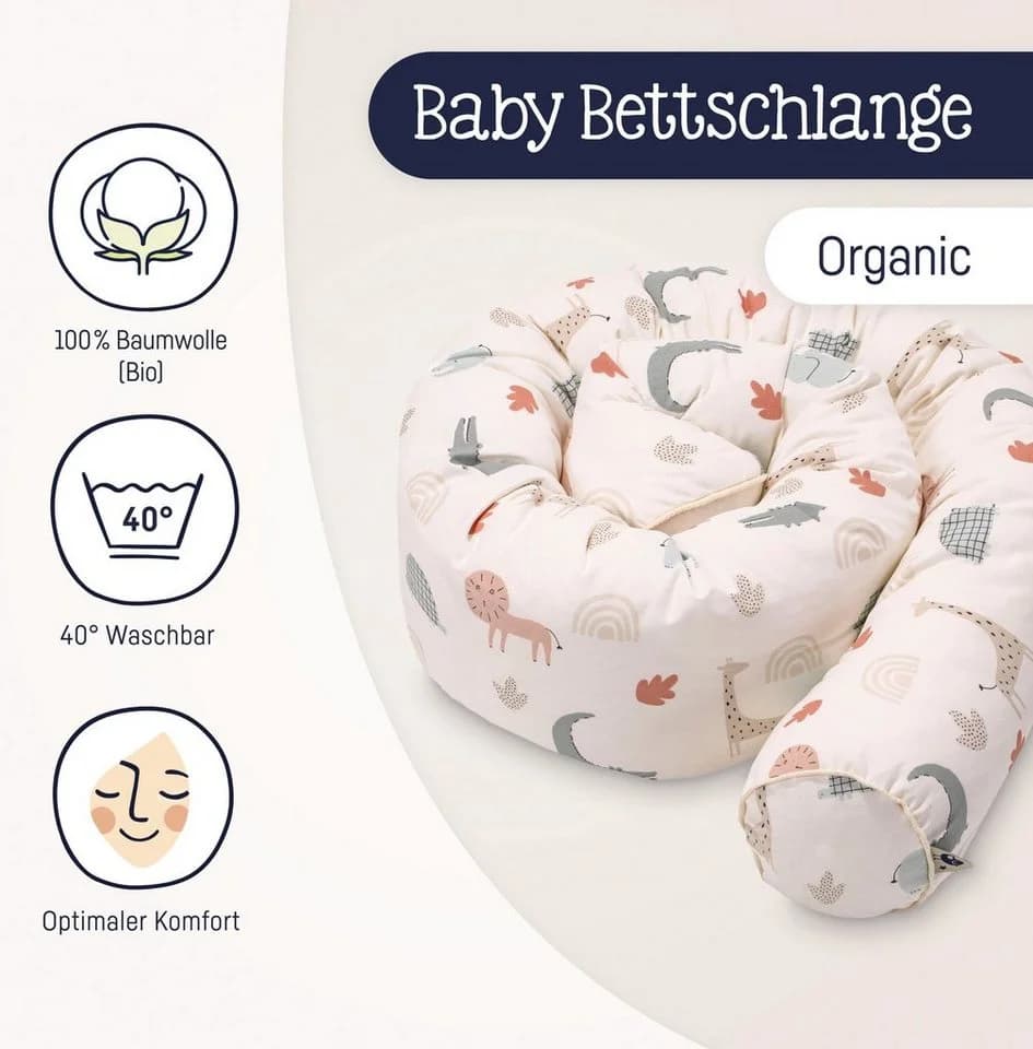 Julius Zöllner Nestchenschlange Wild Friends Bunt Babybett - Bild 4