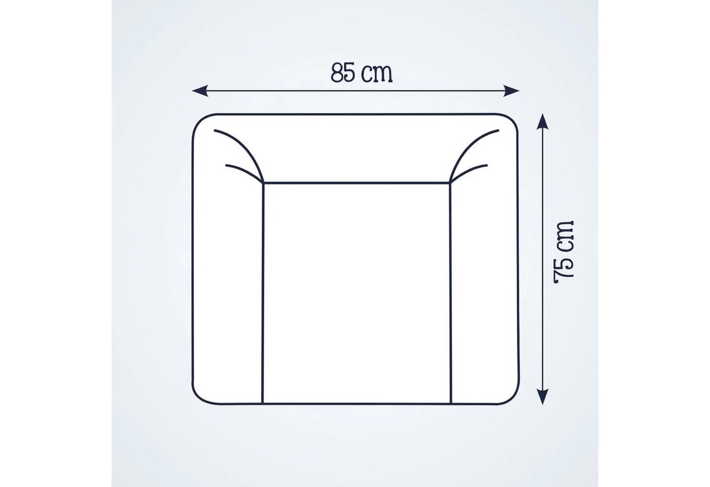 Julius Zöllner Wickelauflage Softy 65x75 bunt PVC - Bild 5