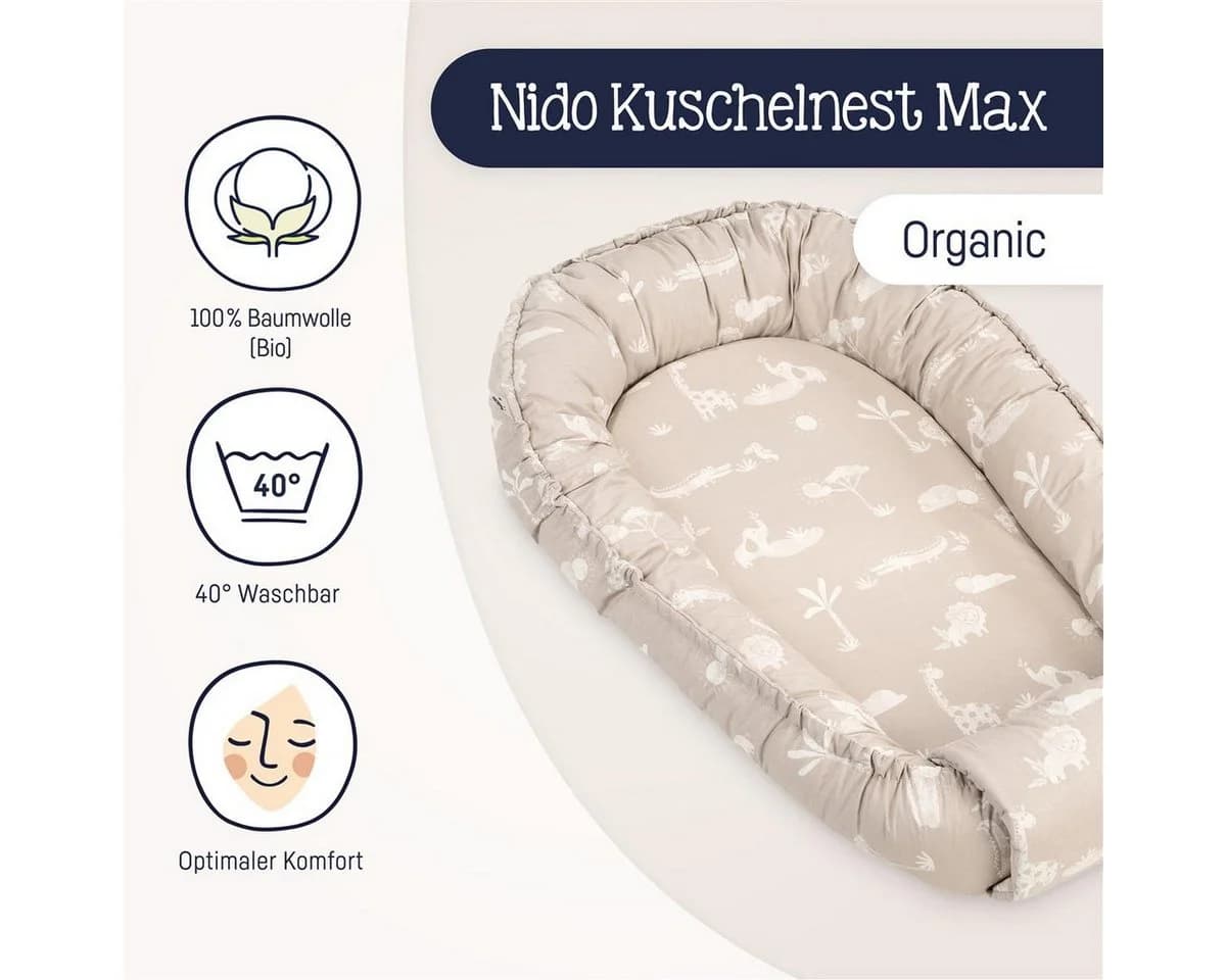 Julius Zöllner Kuschelnest NIDO Max BIO-Baumwolle Verlängerbar - Bild 3