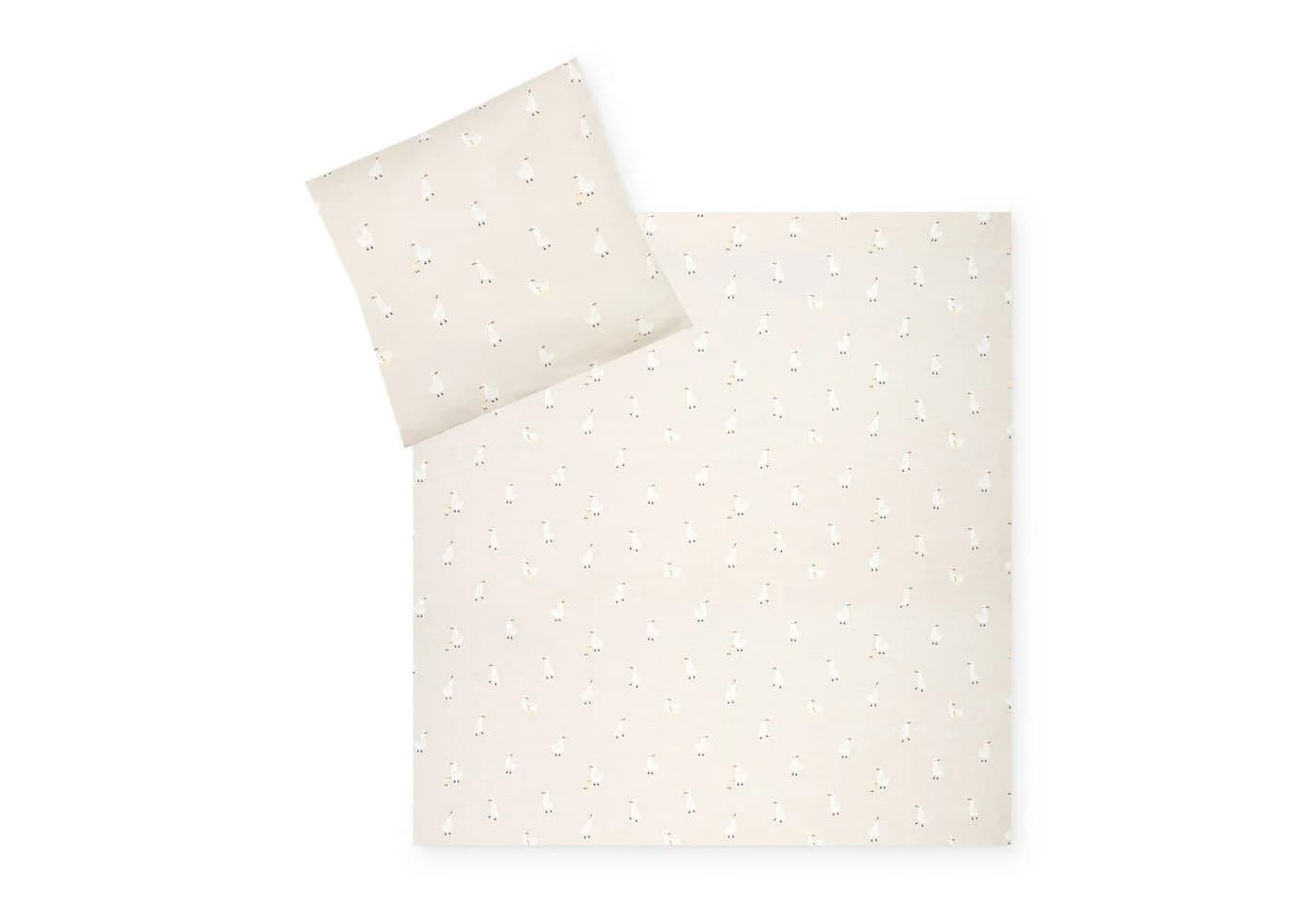 Julius Zöllner Babybettwäsche Jersey Beige mit Reißverschluss - Bild 2