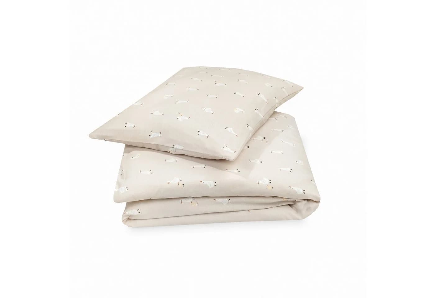 Julius Zöllner Babybettwäsche Jersey Beige mit Reißverschluss - Bild 3