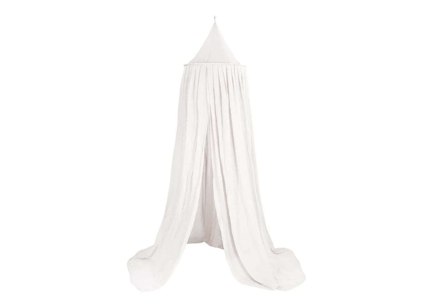 Julius Zöllner Betthimmel Baldachin Voile uni Jersey Weiß - Bild 2