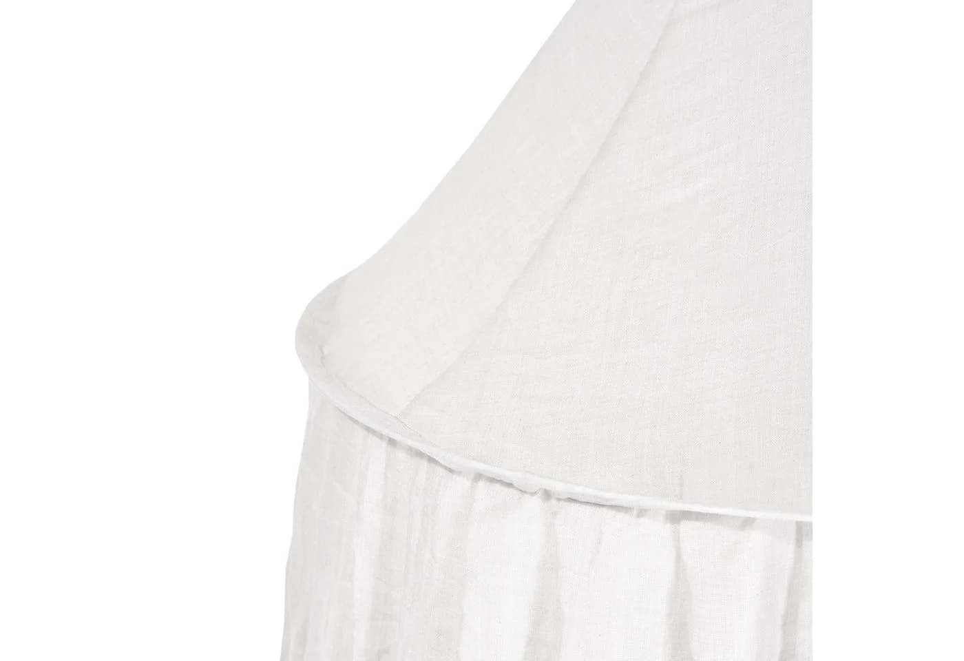 Julius Zöllner Betthimmel Baldachin Voile uni Jersey Weiß - Bild 3