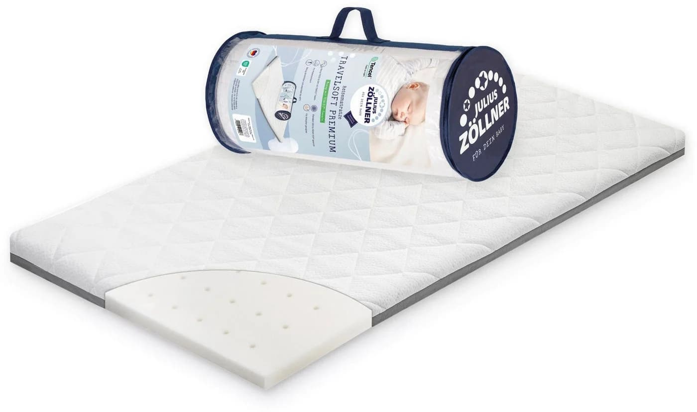 Julius Zöllner Kindermatratze Travelsoft Premium 120x60 cm Weiß - Bild 2