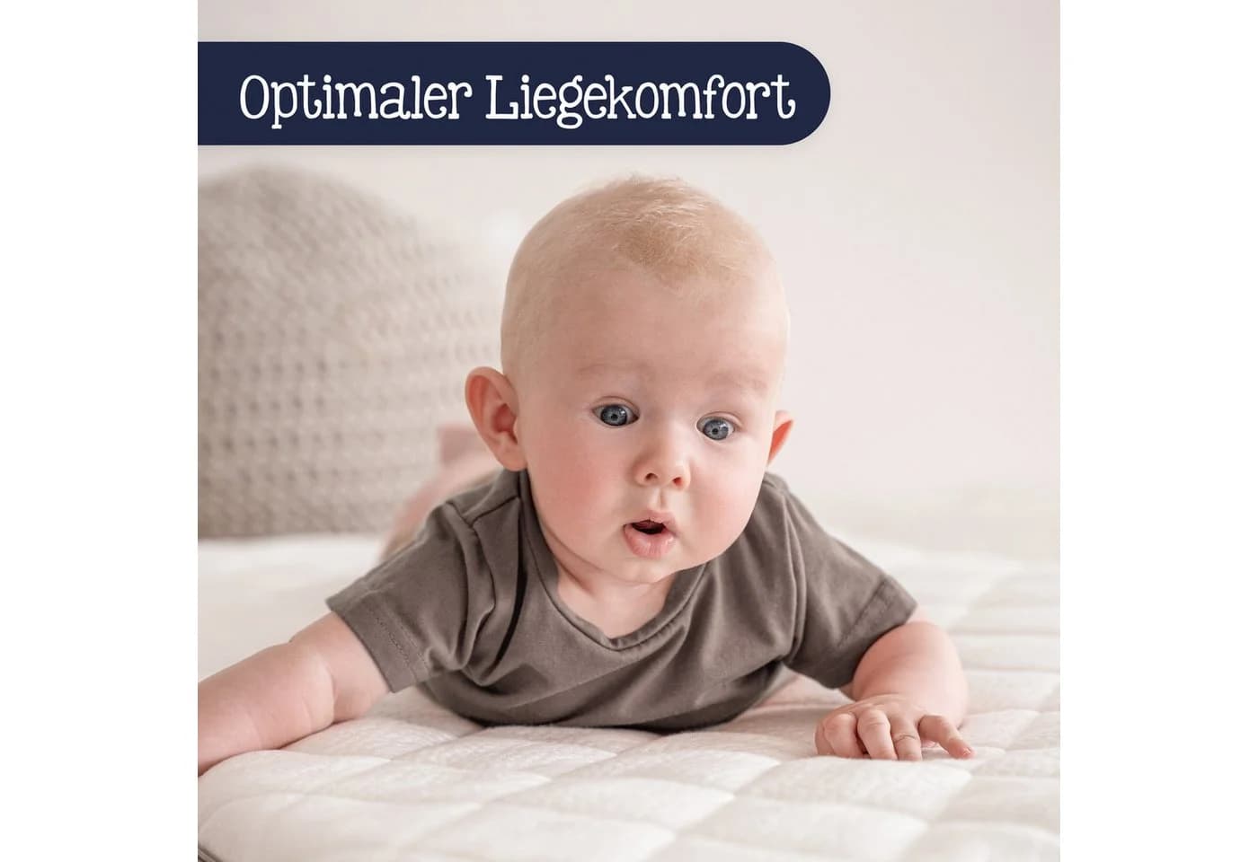 Julius Zöllner Kindermatratze Travelsoft Premium 120x60 cm Weiß - Bild 5