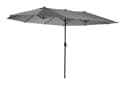 Leco Oval-Sonnenschirm Anthrazit Doppel-Sonnenschirm Bild 3