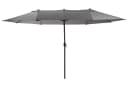 Leco Oval-Sonnenschirm Anthrazit Doppel-Sonnenschirm Bild 4