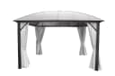 LECO Ersatzdach-Set grau-transparent für Kuppeldachpavillon 3,65x3,65 m Bild 3