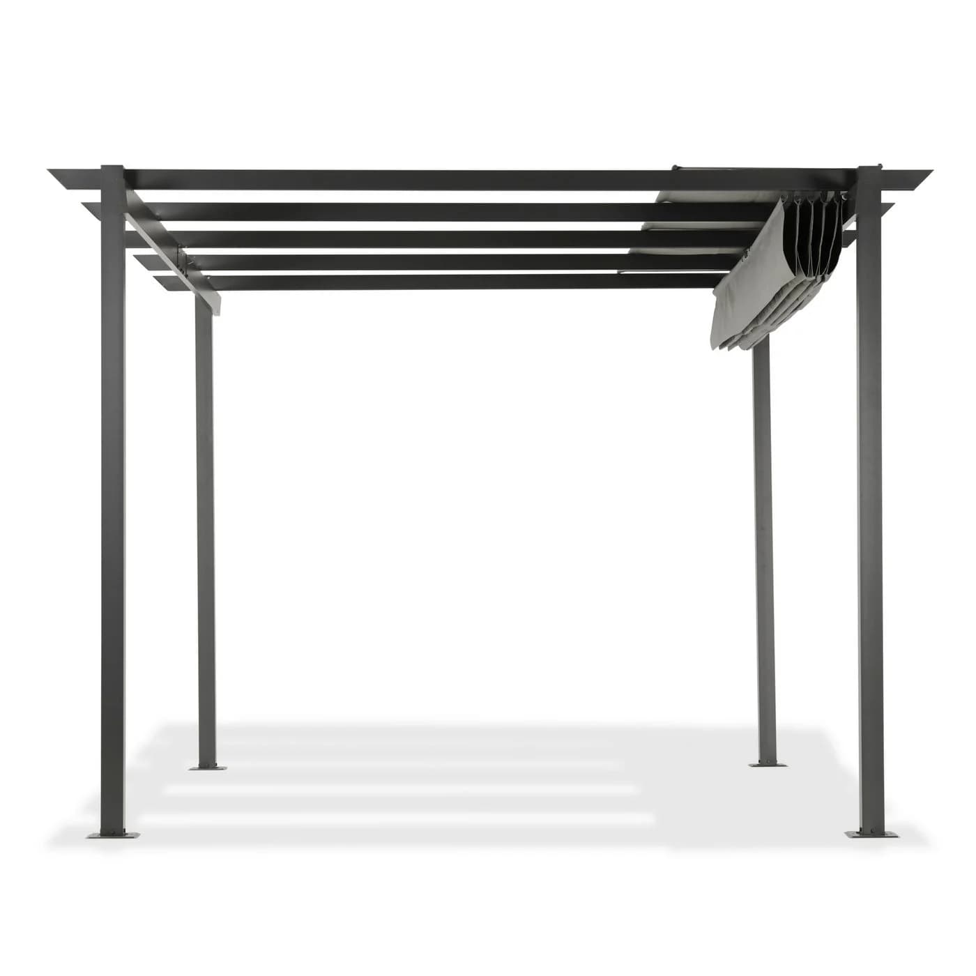 Leco Pergola Anthrazit Aluminium-Stahl - Bild 3