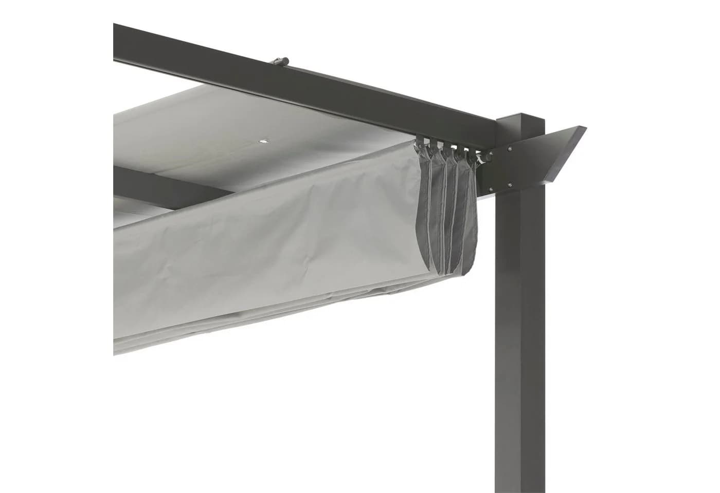 Leco Pergola Anthrazit Aluminium-Stahl - Bild 5