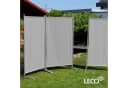 Leco Stellwand Hellgrau Polyester Stahl Kunststoff Bild 1
