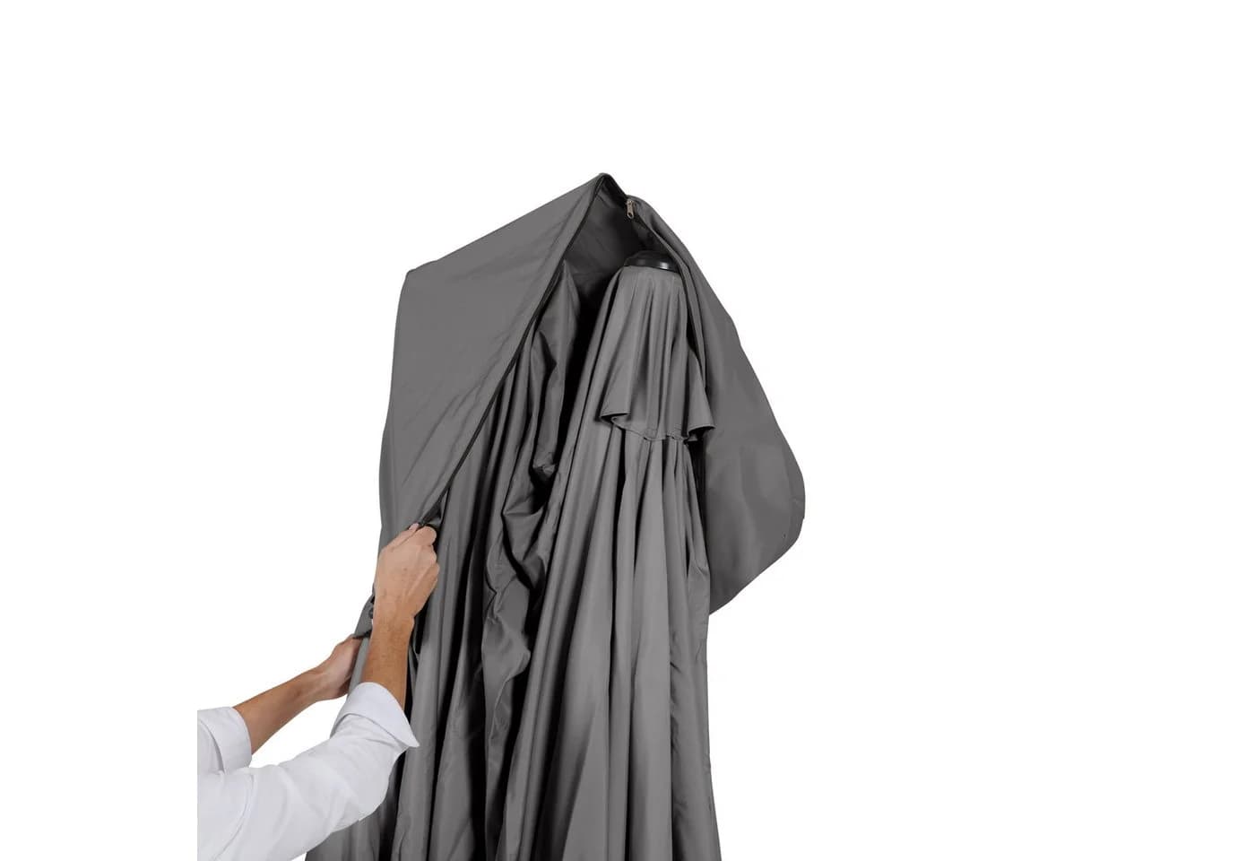 LECO Sonnenschirm-Schutzhülle Anthrazit Polyester - Bild 5