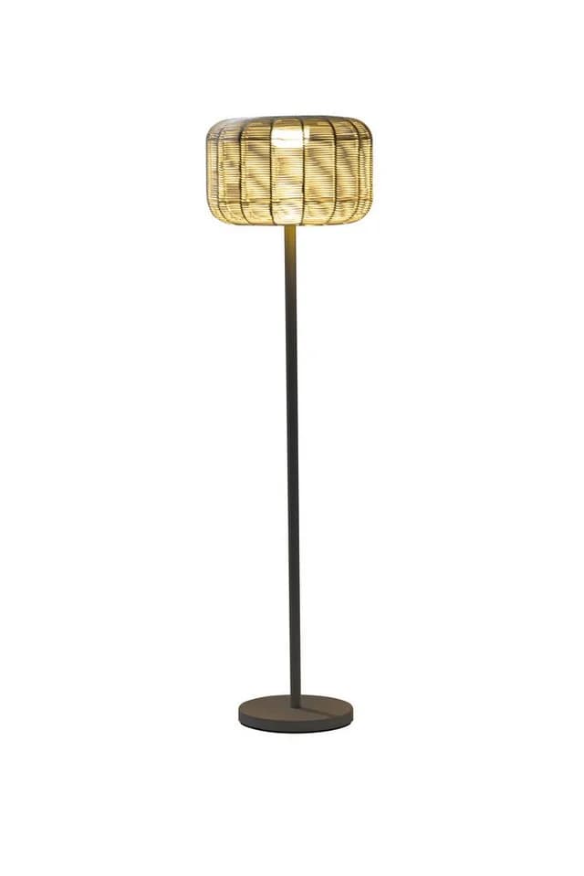 Leco LED Außen-Stehlampe BELLA Solar-Stehleuchte Warmweiß Grau/Anthrazit - Bild 4