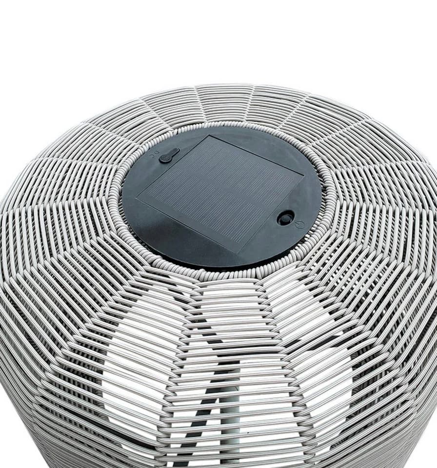 Leco LED Außen-Stehlampe BELLA Solar-Stehleuchte Warmweiß Grau/Anthrazit - Bild 5