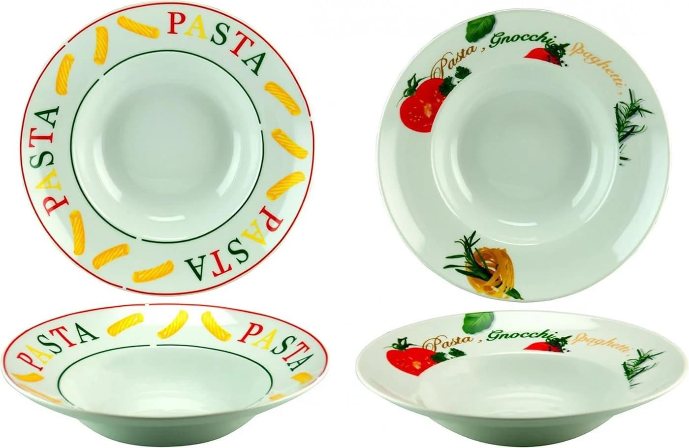 van Well Pastateller Milano Porzellan Ø27cm Bunt