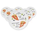 VAN WELL Pizzateller "Margherita" Bunt Porzellan 6er Set Ø 30 cm Bild 1