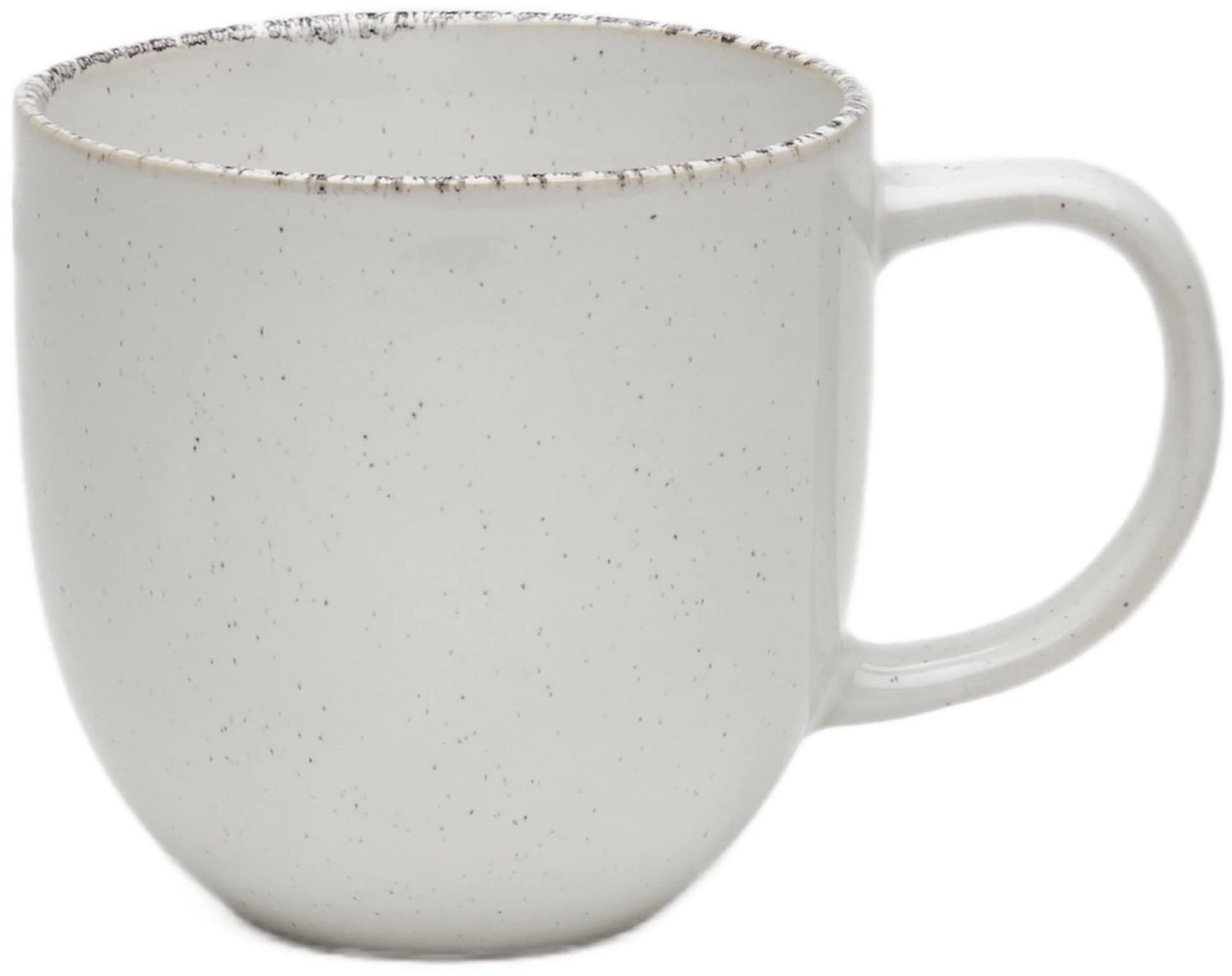 Van Well Kaffeebecher Urban 6er-Set 32 cl Creme Steinzeug
