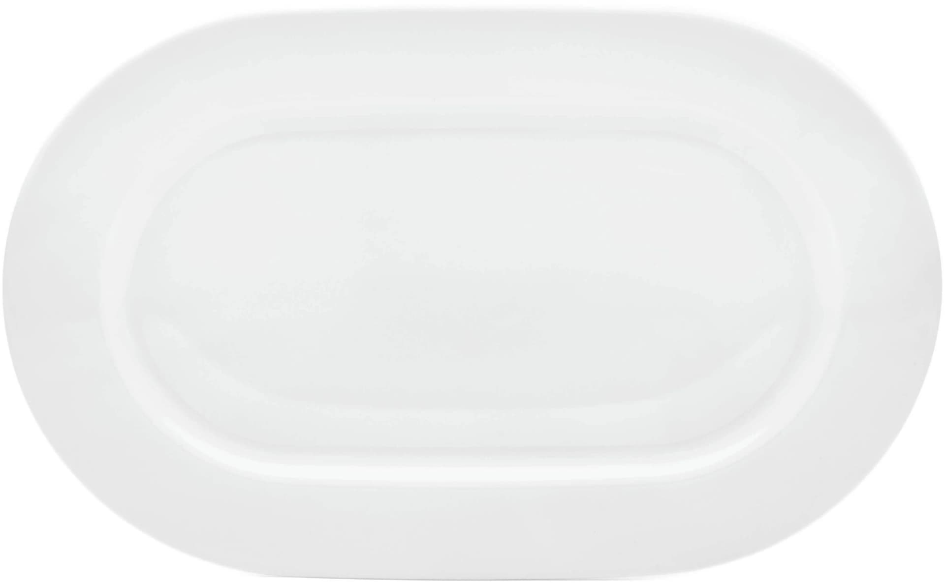 Servierplatte Van Well Gourmet Weiß Porzellan 6er-Pack