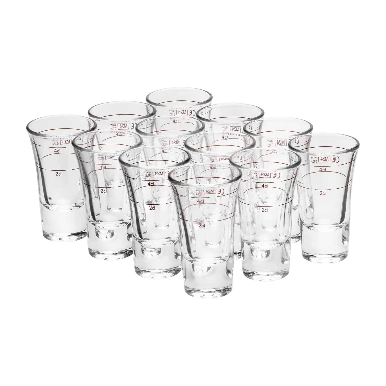 Van Well Schnapsglas Dublino 12-tlg. Transparent Geeicht 2cl + 4cl - Bild 2