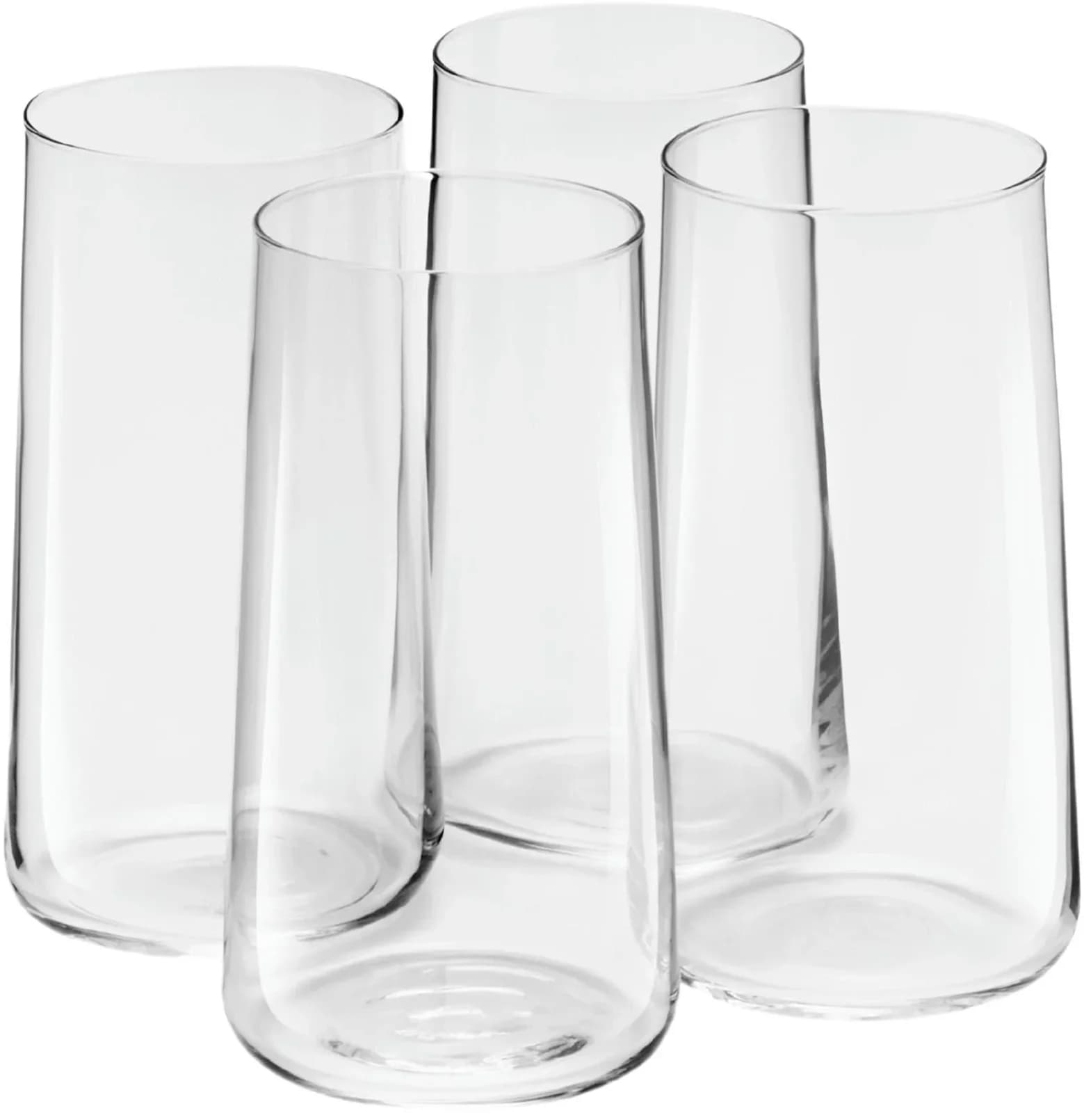 Van Well Longdrinkgläser Ava 4er-Set 55 cl Kristallglas