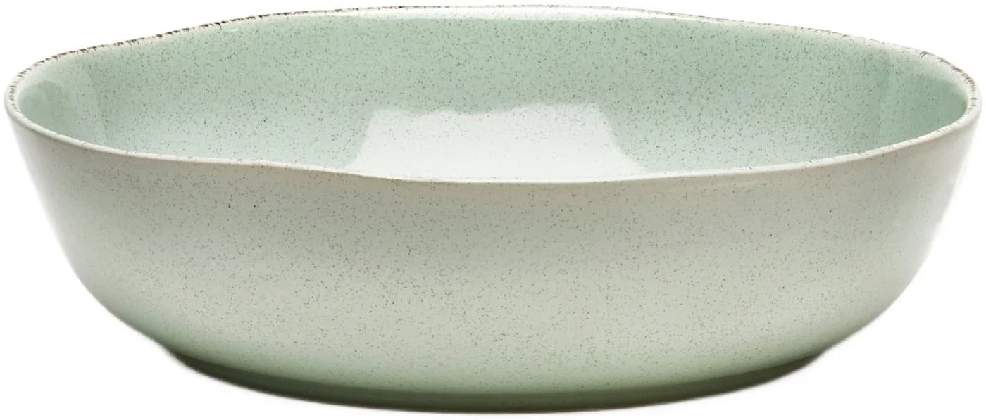 van Well Salatschale Urban 2-tlg. Steinzeug Grün 29,5 cm - Bild 2