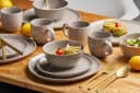 Van Well Salatschale Urban 29,5 cm Braun 2er Set Steinzeug Bild 1