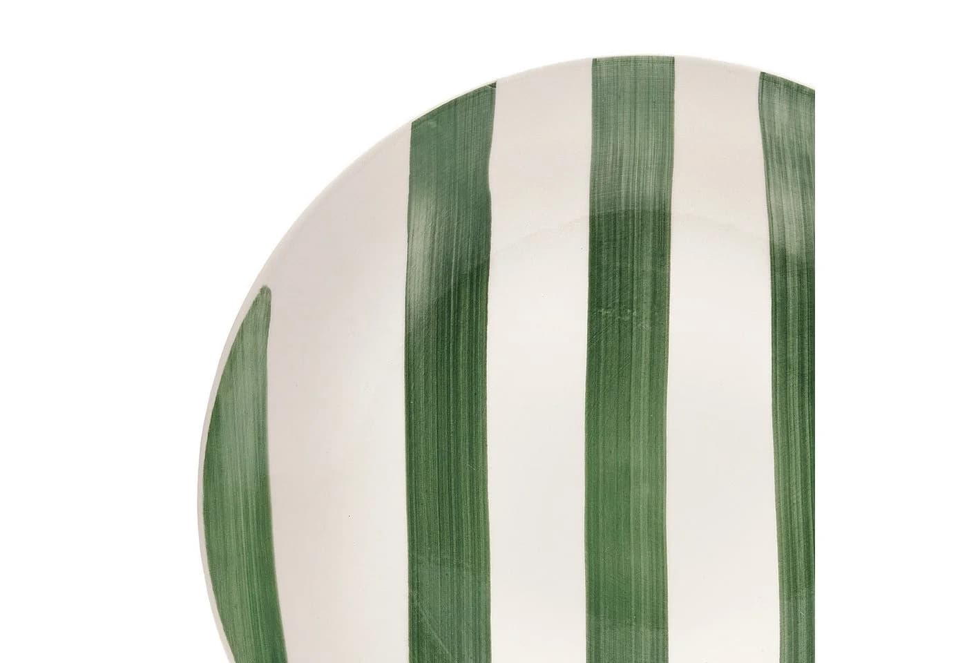 VAN WELL Mallorca Speiseteller Set - Weiß/Grün - Keramik - Ø 27cm - Bild 4