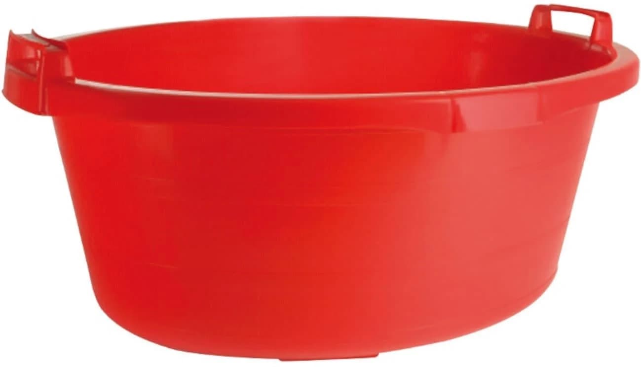 Lockweiler Wäschewanne Rot Kunststoff 60 Liter