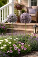 finehomegarden Gartenstecker Allium Purple Metall Bild 4