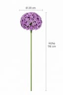 finehomegarden Gartenstecker 2er Set Metall Dunkellila ArtFerro Bild 4