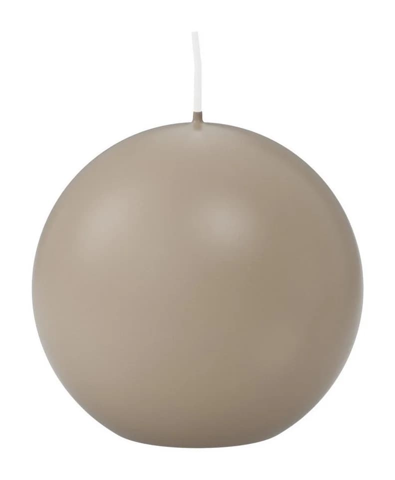 Wiedemann Kerzen Kugelkerze Schlamm Ø 70 mm, 12 Stück