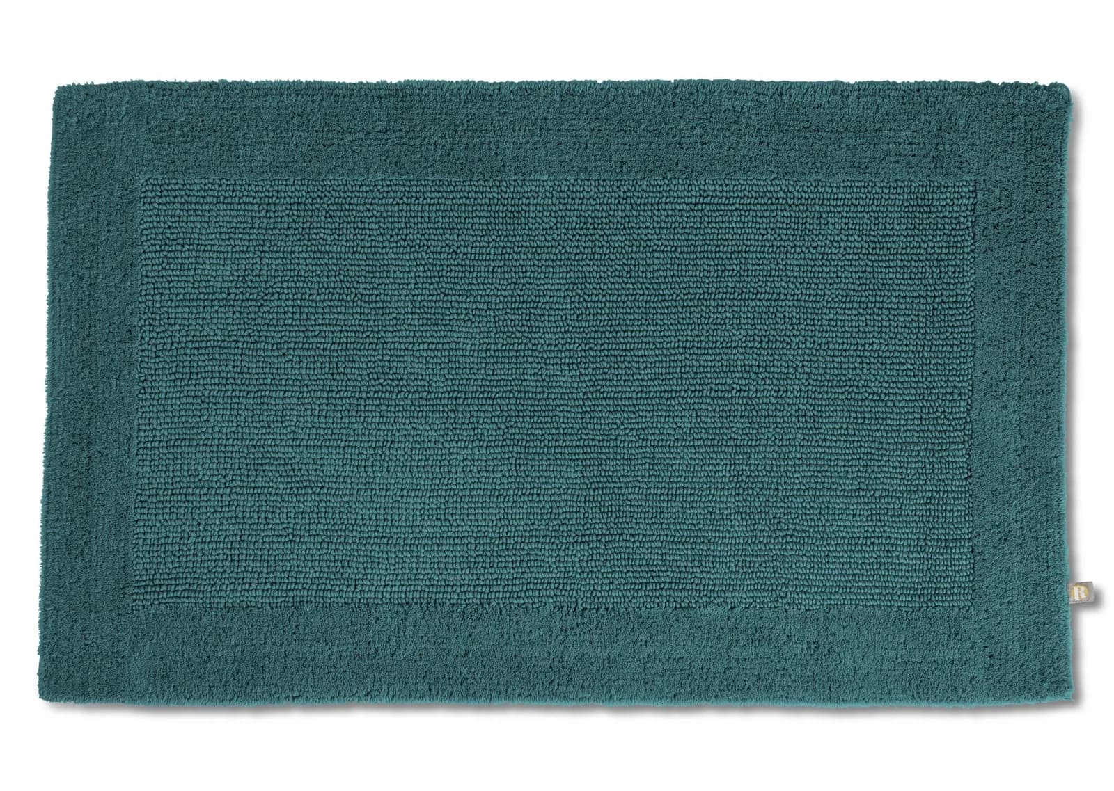Badematte RHOMTUFT PRESTIGE Baumwolle Pinie 60 x 100 cm