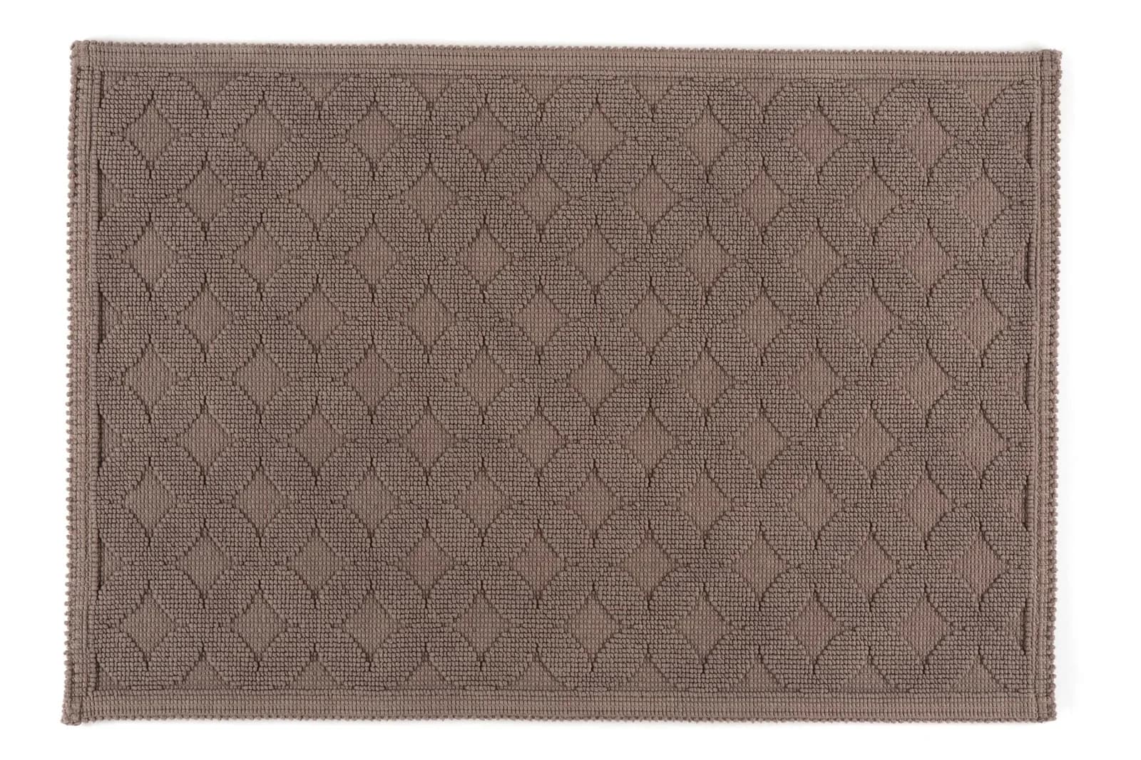RHOMTUFT Badematte SEASIDE Taupe 100% Baumwolle