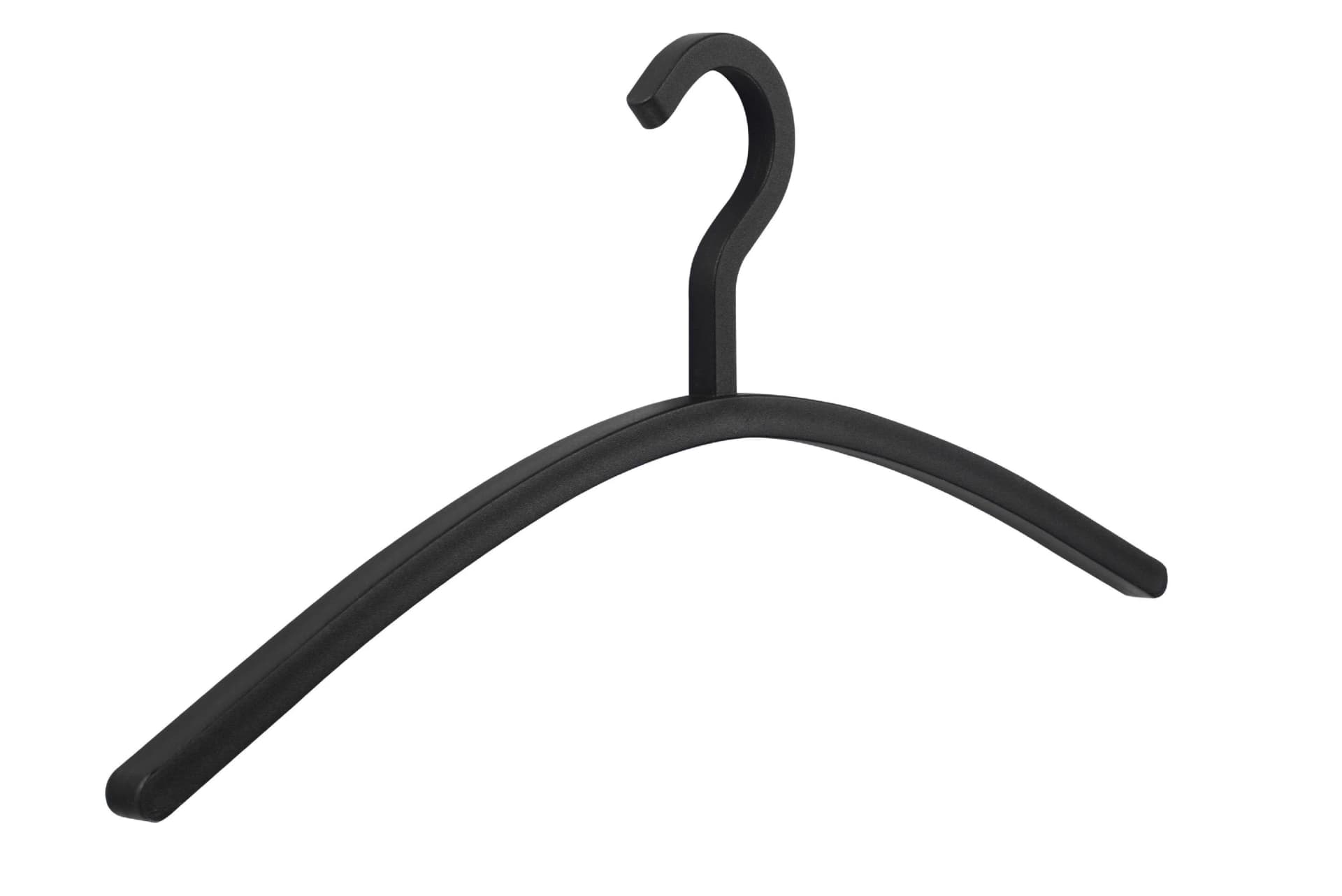 Kleiderbügel CARREE Schwarz Kunststoff 45 cm
