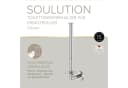 Lenz Toilettenpapierhalter SOULUTION Teleskopstange Chrom Bild 3