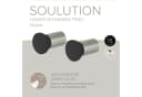 Lenz Handtuchhaken SOULUTION 2er Set Chrom Modern Bild 2