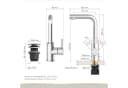 Lenz Waschtischarmatur HOKU in Chrom mit Easy Clean Pop-Up Ventil Bild 5